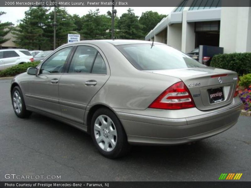 Pewter Metallic / Black 2006 Mercedes-Benz C 280 4Matic Luxury