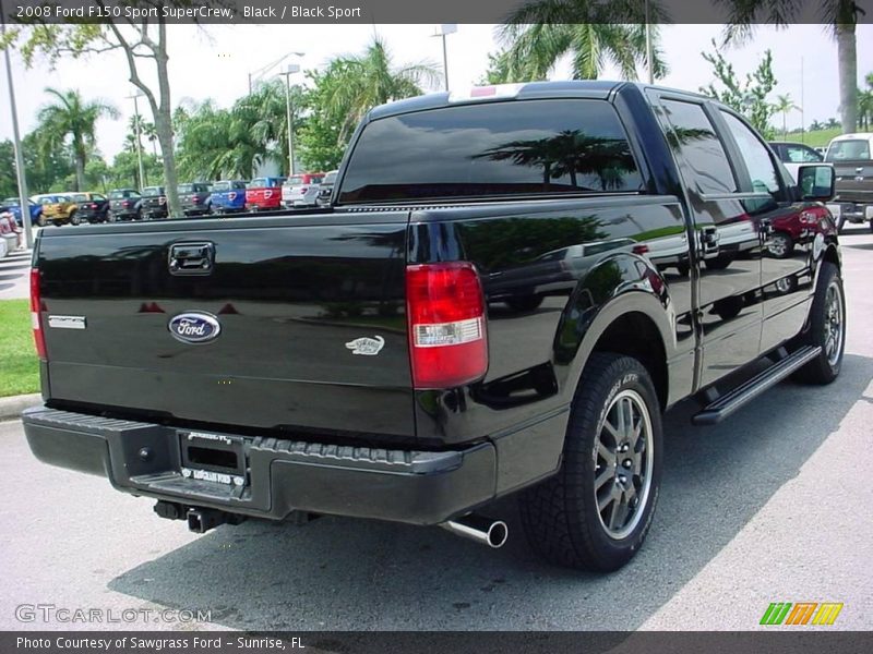 Black / Black Sport 2008 Ford F150 Sport SuperCrew