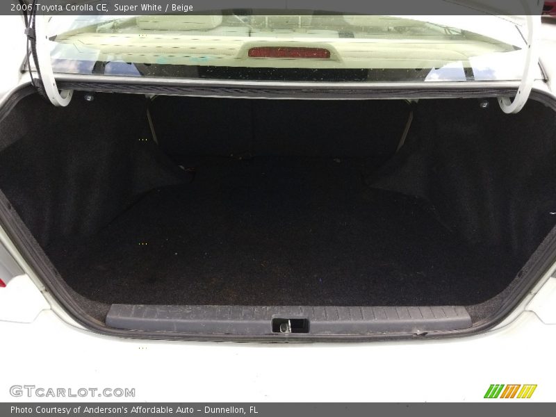 Super White / Beige 2006 Toyota Corolla CE
