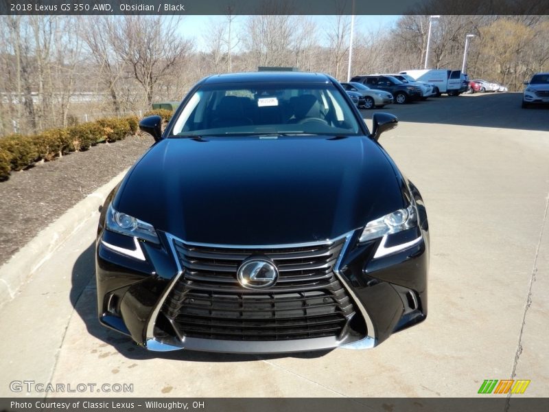 Obsidian / Black 2018 Lexus GS 350 AWD