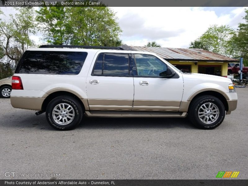 Oxford White / Camel 2011 Ford Expedition EL XLT