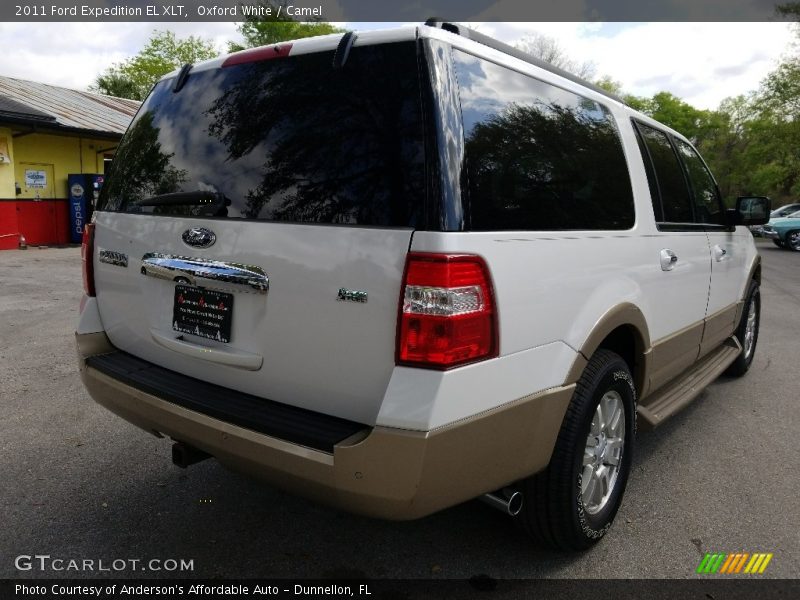 Oxford White / Camel 2011 Ford Expedition EL XLT