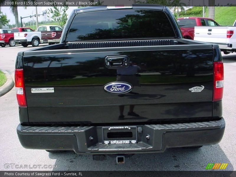 Black / Black Sport 2008 Ford F150 Sport SuperCrew