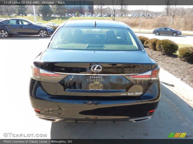 Obsidian / Black 2018 Lexus GS 350 AWD