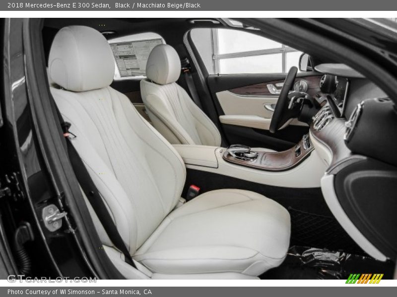 Black / Macchiato Beige/Black 2018 Mercedes-Benz E 300 Sedan