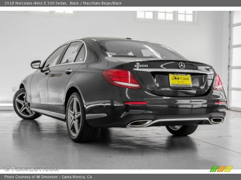 Black / Macchiato Beige/Black 2018 Mercedes-Benz E 300 Sedan