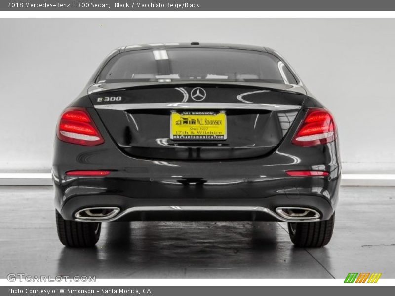 Black / Macchiato Beige/Black 2018 Mercedes-Benz E 300 Sedan