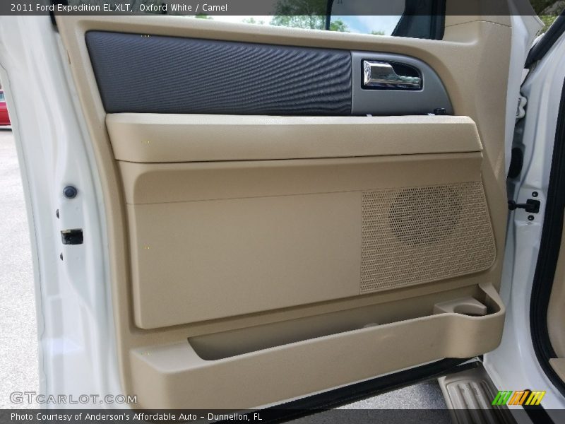Oxford White / Camel 2011 Ford Expedition EL XLT