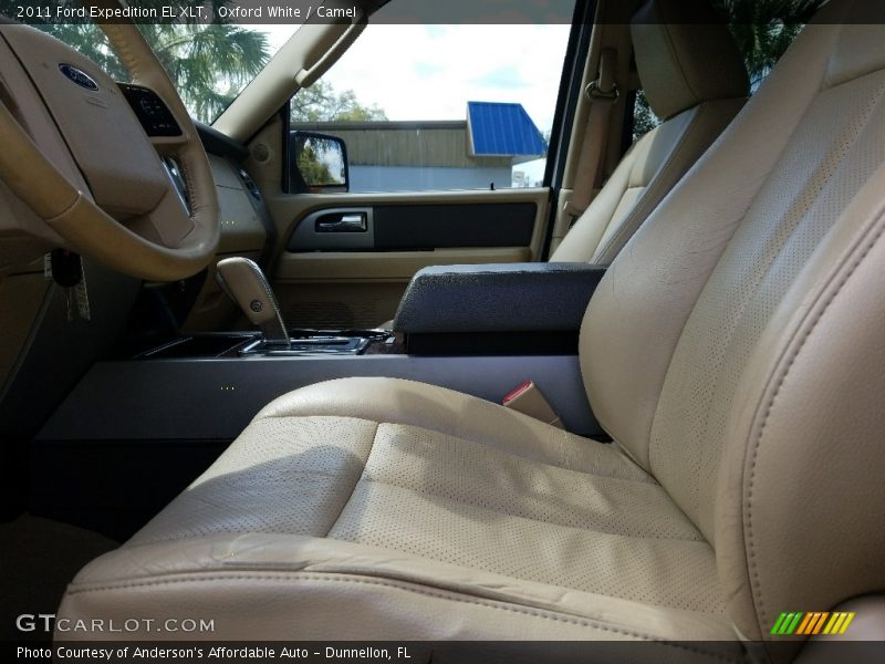 Oxford White / Camel 2011 Ford Expedition EL XLT