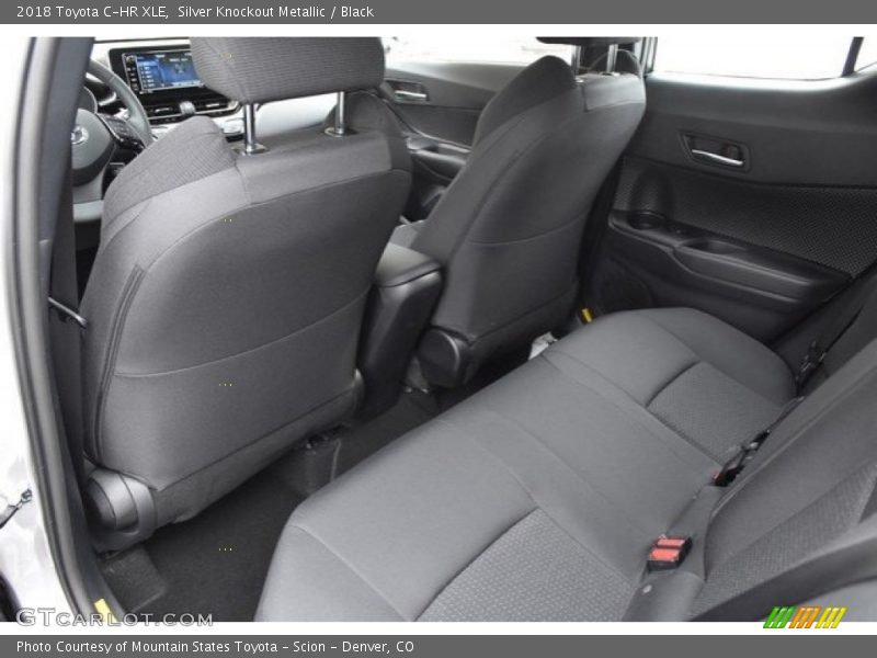 Silver Knockout Metallic / Black 2018 Toyota C-HR XLE