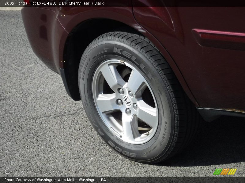 Dark Cherry Pearl / Black 2009 Honda Pilot EX-L 4WD