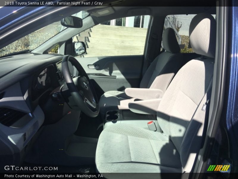 Parisian Night Pearl / Gray 2018 Toyota Sienna LE AWD
