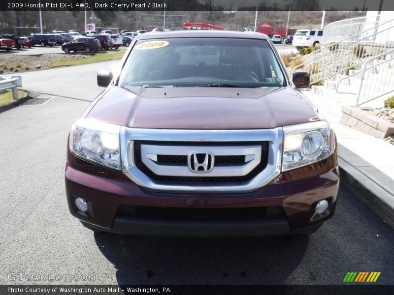 Dark Cherry Pearl / Black 2009 Honda Pilot EX-L 4WD