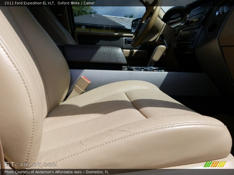 Oxford White / Camel 2011 Ford Expedition EL XLT