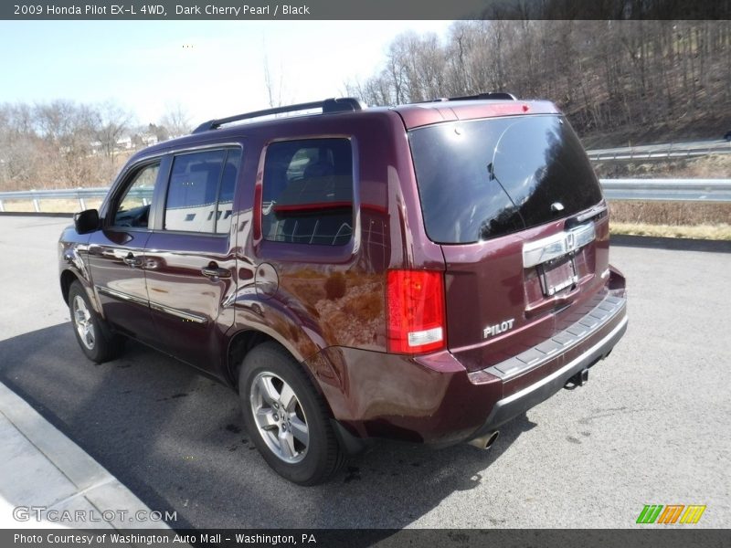 Dark Cherry Pearl / Black 2009 Honda Pilot EX-L 4WD