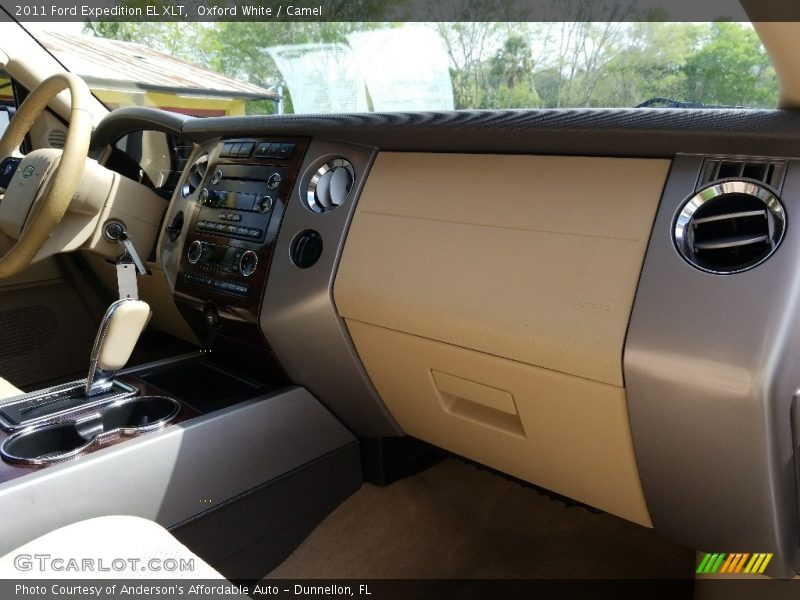 Oxford White / Camel 2011 Ford Expedition EL XLT