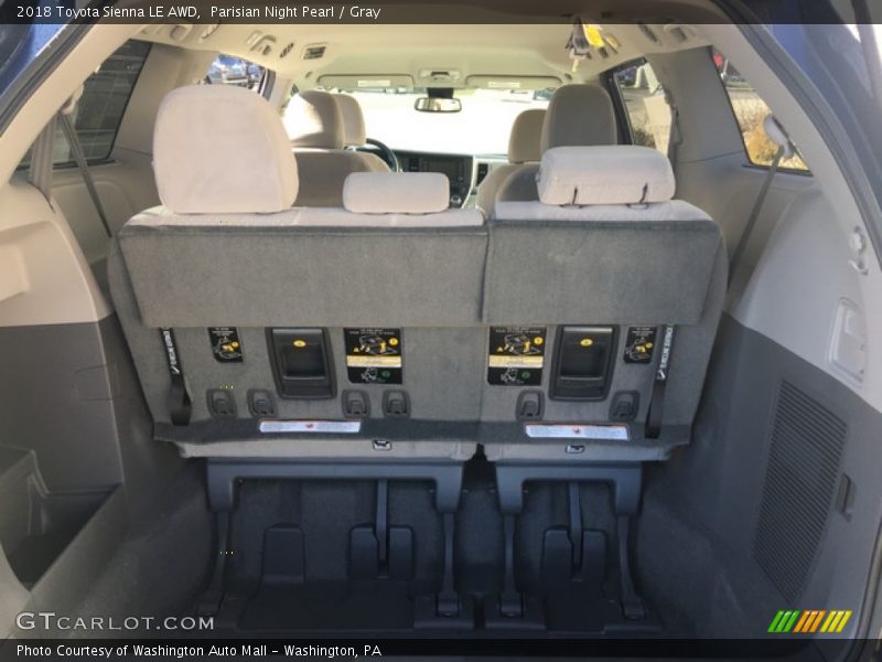 Parisian Night Pearl / Gray 2018 Toyota Sienna LE AWD