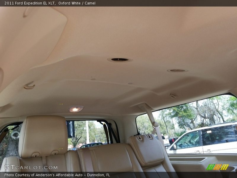 Oxford White / Camel 2011 Ford Expedition EL XLT
