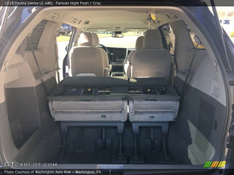 Parisian Night Pearl / Gray 2018 Toyota Sienna LE AWD