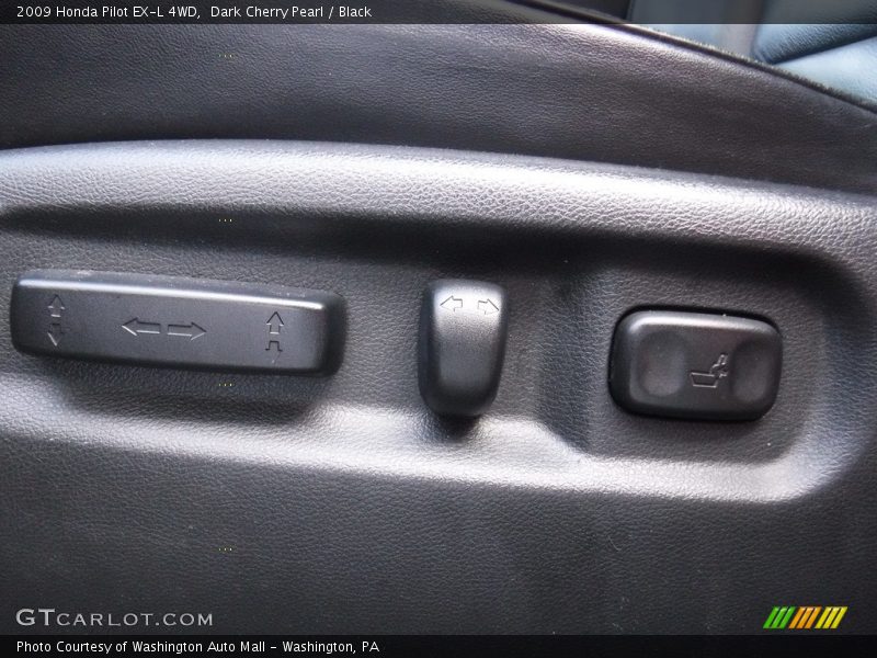 Dark Cherry Pearl / Black 2009 Honda Pilot EX-L 4WD