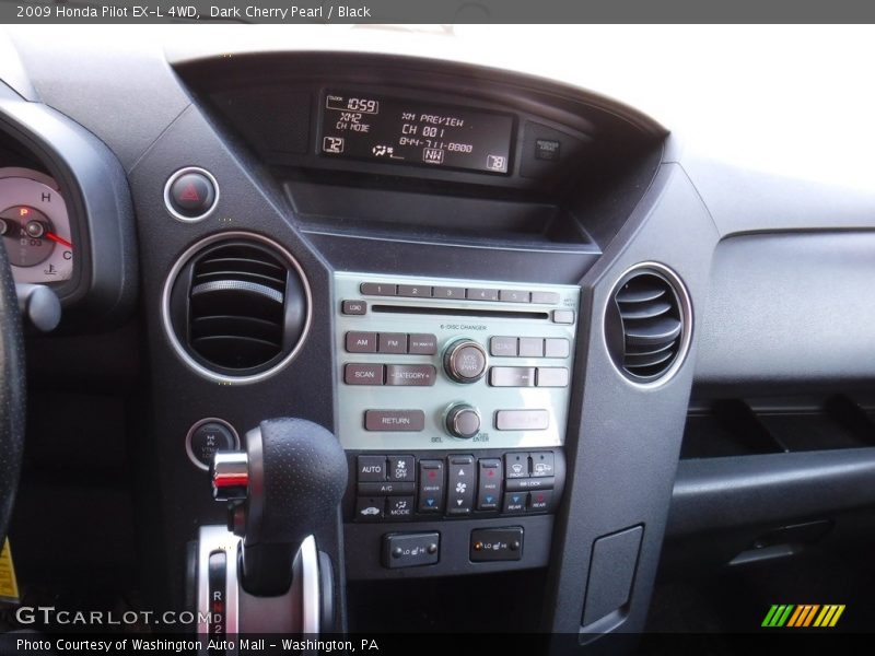 Dark Cherry Pearl / Black 2009 Honda Pilot EX-L 4WD