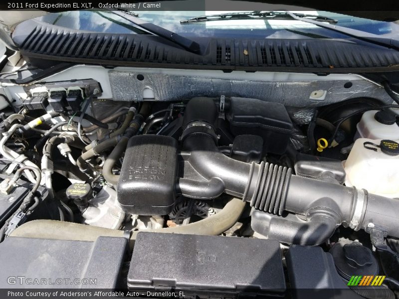 Oxford White / Camel 2011 Ford Expedition EL XLT