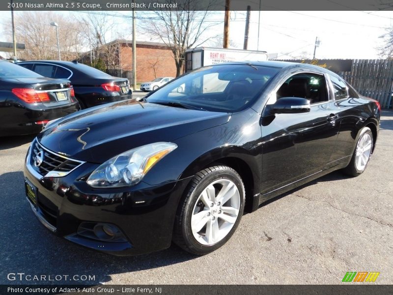 Crimson Black / Charcoal 2010 Nissan Altima 2.5 S Coupe