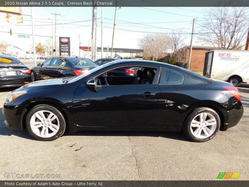 Crimson Black / Charcoal 2010 Nissan Altima 2.5 S Coupe