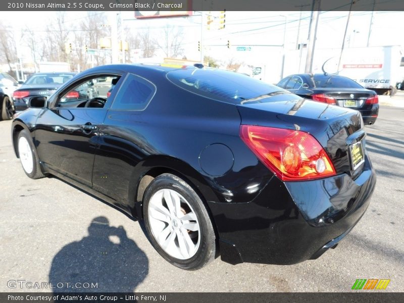 Crimson Black / Charcoal 2010 Nissan Altima 2.5 S Coupe