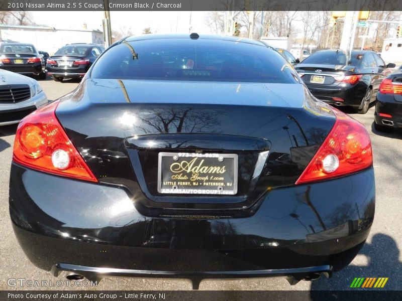 Crimson Black / Charcoal 2010 Nissan Altima 2.5 S Coupe