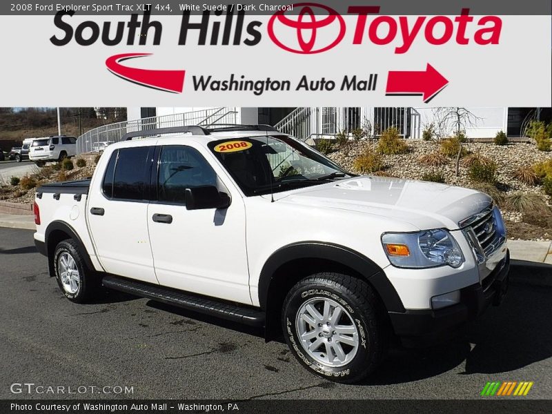 White Suede / Dark Charcoal 2008 Ford Explorer Sport Trac XLT 4x4