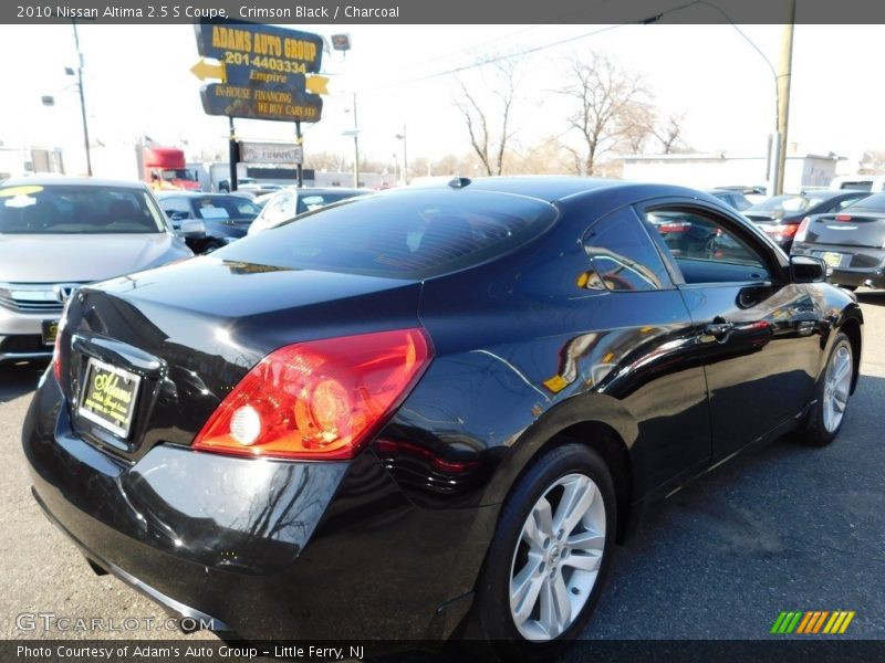 Crimson Black / Charcoal 2010 Nissan Altima 2.5 S Coupe