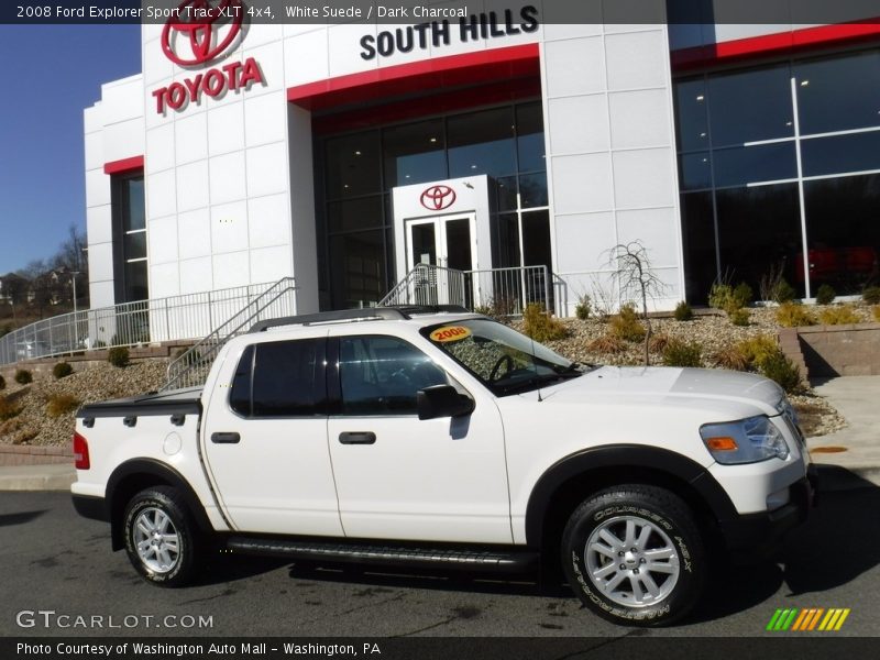 White Suede / Dark Charcoal 2008 Ford Explorer Sport Trac XLT 4x4