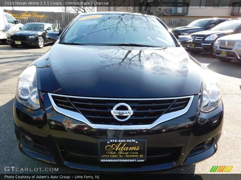 Crimson Black / Charcoal 2010 Nissan Altima 2.5 S Coupe