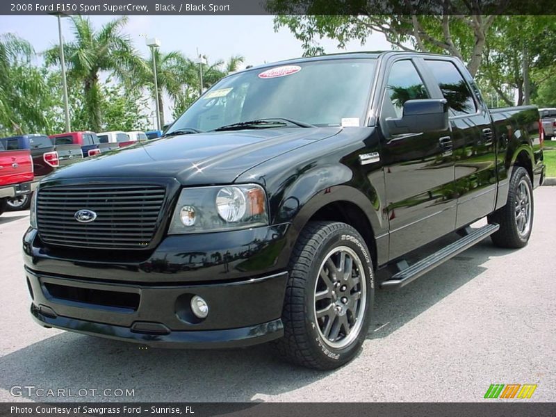 Black / Black Sport 2008 Ford F150 Sport SuperCrew