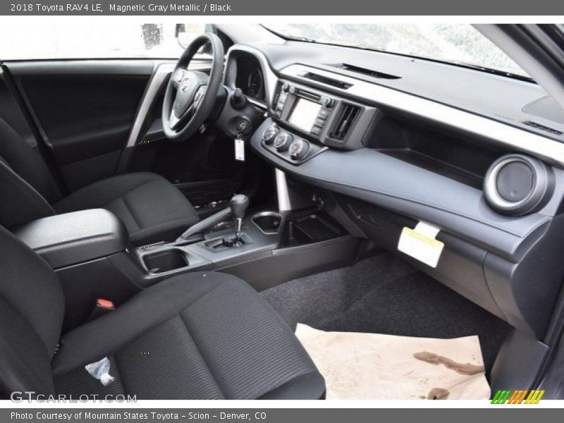 Magnetic Gray Metallic / Black 2018 Toyota RAV4 LE