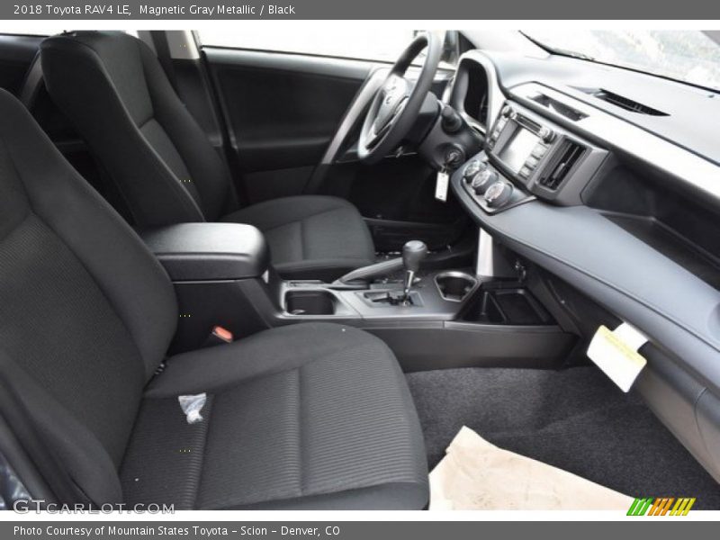 Magnetic Gray Metallic / Black 2018 Toyota RAV4 LE