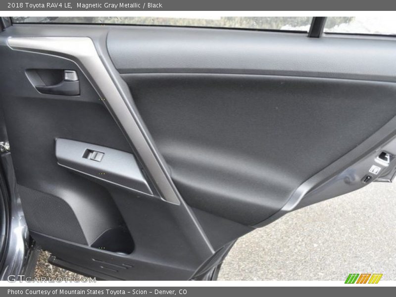 Magnetic Gray Metallic / Black 2018 Toyota RAV4 LE