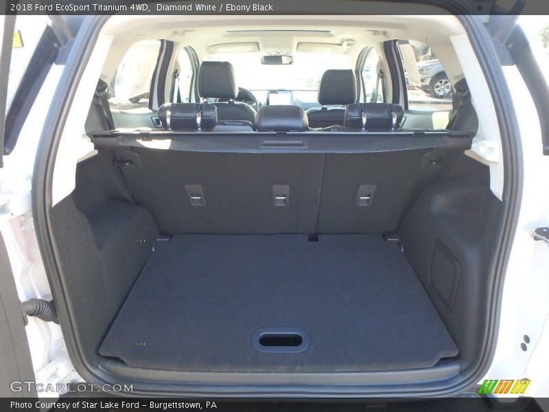Diamond White / Ebony Black 2018 Ford EcoSport Titanium 4WD
