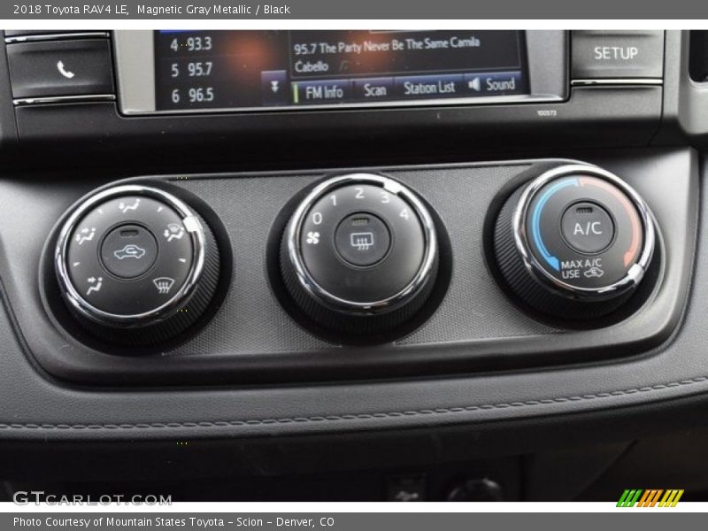 Magnetic Gray Metallic / Black 2018 Toyota RAV4 LE