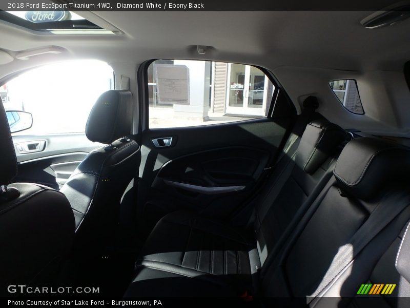 Diamond White / Ebony Black 2018 Ford EcoSport Titanium 4WD