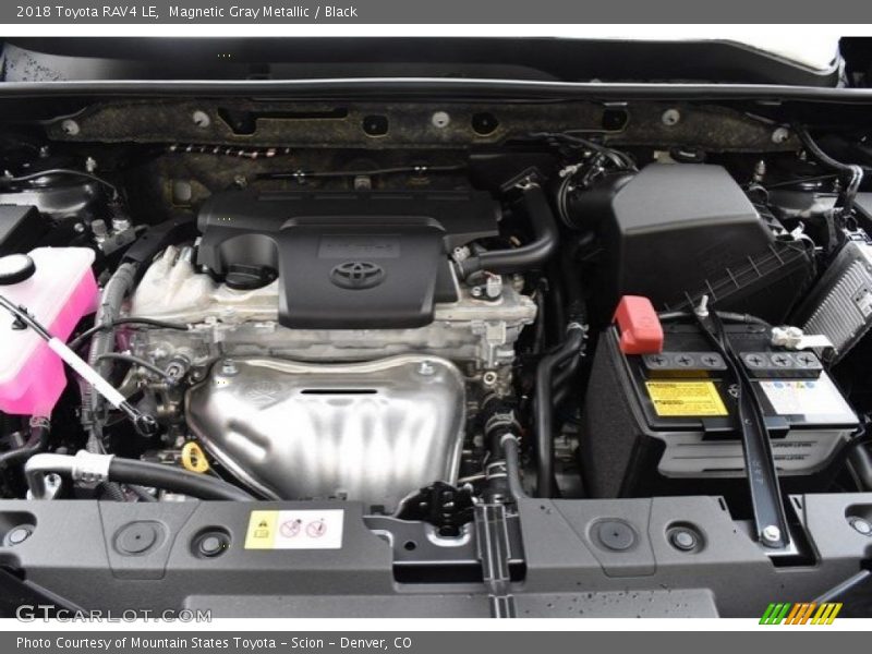 Magnetic Gray Metallic / Black 2018 Toyota RAV4 LE