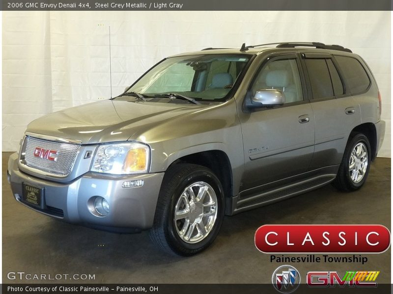 Steel Grey Metallic / Light Gray 2006 GMC Envoy Denali 4x4