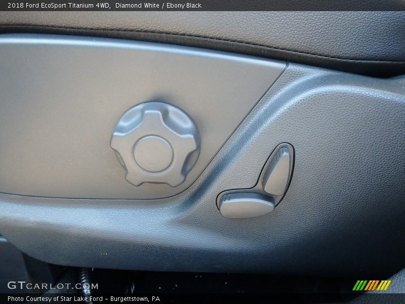 Diamond White / Ebony Black 2018 Ford EcoSport Titanium 4WD