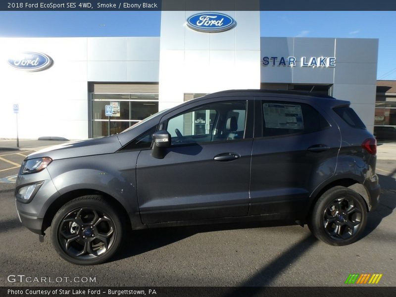 Smoke / Ebony Black 2018 Ford EcoSport SES 4WD