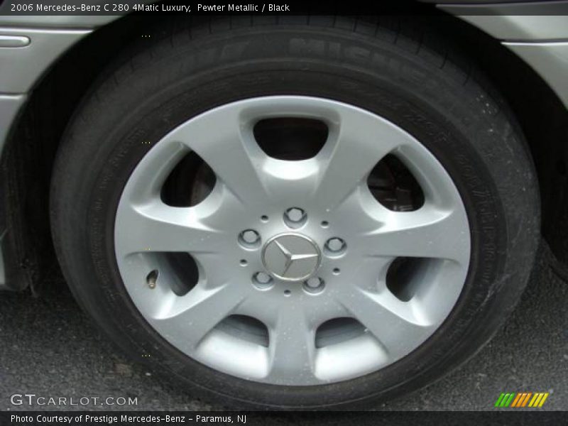 Pewter Metallic / Black 2006 Mercedes-Benz C 280 4Matic Luxury