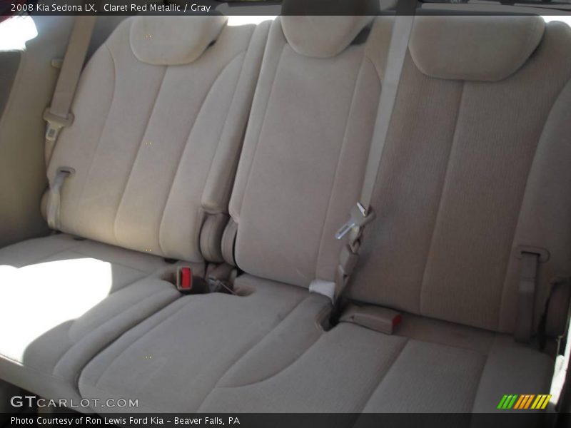 Claret Red Metallic / Gray 2008 Kia Sedona LX