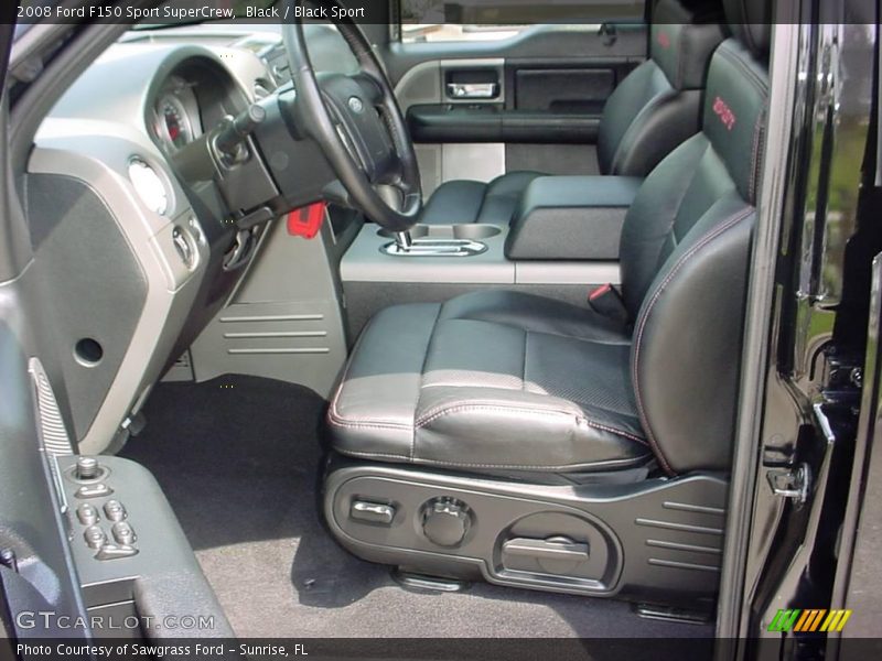 Black / Black Sport 2008 Ford F150 Sport SuperCrew