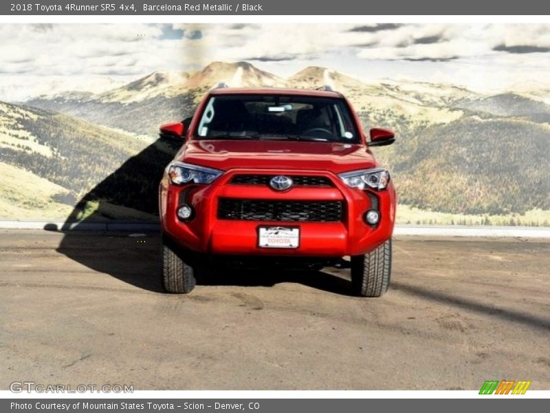 Barcelona Red Metallic / Black 2018 Toyota 4Runner SR5 4x4