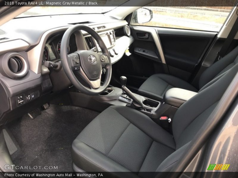 2018 RAV4 LE Black Interior